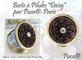 Delos Par Puca ®-Paris® Red Metallic Matte, 3 Hole Czech Glass 6 x 11mm, 03000-01890-25 Beads