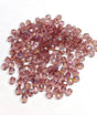 4mm Amethyst AB Fire Polish, Czech glass faceted round, 2004 AB - 100 beads