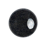 Cabochon Par Puca Paris, Jet Hematite, 18mm Czech glass, Qty 1