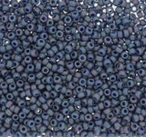 11-4703 Frosted Opaque Glaze Rainbow Nebula Blue, Miyuki Seed Bead 11/0