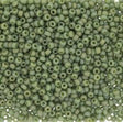 Frosted Opaque Glaze Rainbow Kiwi, 4698 Miyuki size 11/0 Glass Seed Bead, 10 grams