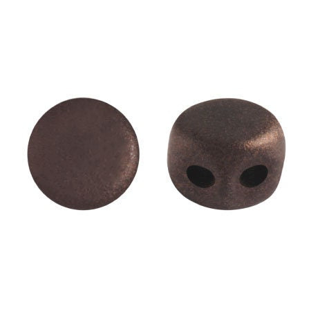Kalos Par Puca Metallic Matte Purple, 2 hole - 4MM Bead, 50 beads