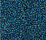 11/0 Duracoat Galvanized Metallic Indigo Iris, Miyuki Seed Bead 467