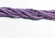 Luster Opaque Amethyst - 2mm Round Glass Beads, P15726 100 beads