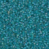 Delica, 11/0 Matte Transparent Caribbean Teal AB, DB1283 Miyuki Delica-5 grams