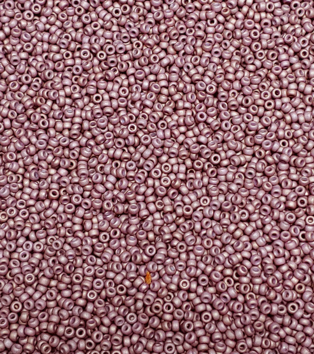 11/0 Matte Opaque Pale Cocoa, Miyuki Glass Seed Bead, 2027