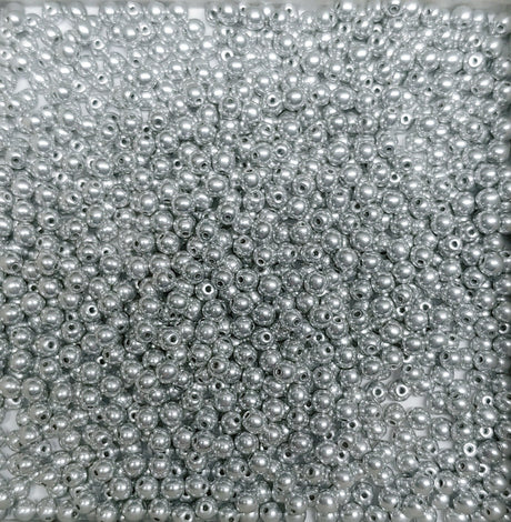 4mm Round Crystal Labrador Czech Glass Beads, 27000 50 beads
