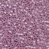 DB1752 11/0 Sparkling Orchid Lined Opal AB Miyuki Delica
