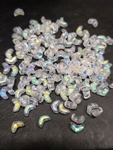 Mini Chevron Crystal AB, 2-Hole Czech Glass 6x2MM, 00030-28701-50 Beads