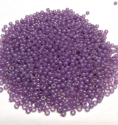 11/0, 8/0, 15/0 Lavendar Translucent, Miyuki Glass Seed Bead, 2377 - Choose a size and quantity