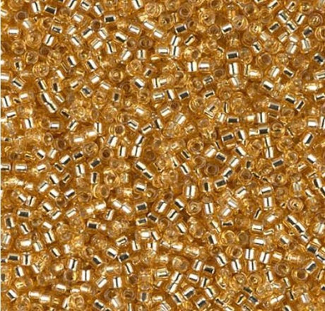 Silver Lined Gold Miyuki Delica 11/0, DB0042