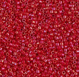 Opaque Red Luster, 11/0 Miyuki Delica Bead, DB0214 - 5 Grams