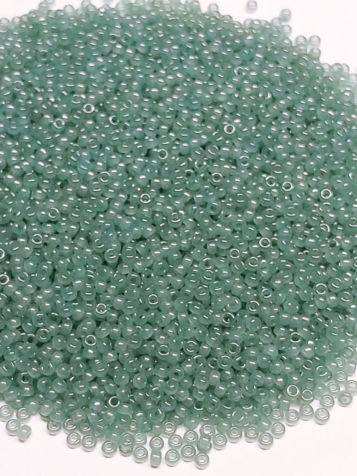 11/0, 8/0, 15/0 Eucalyptus Translucent, Miyuki Glass Seed Bead, 2376 - Choose a size and quantity