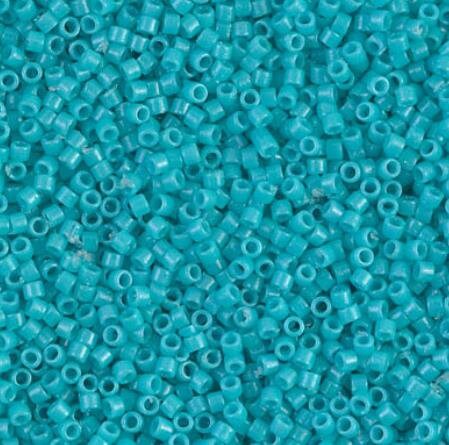 Duracoat Opaque Underwater Blue, 11/0 Miyuki Delica Bead, DB2130 - 5 Grams