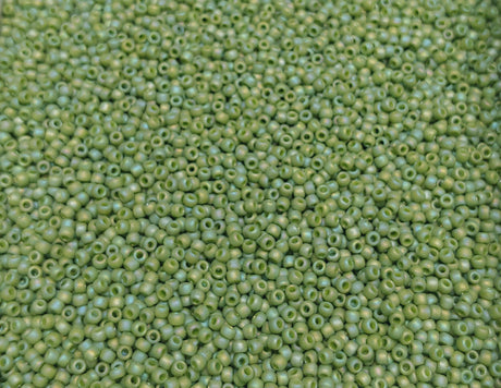 Semi Glazed Rainbow Honey Dew, 2632F 11/0 Toho Round Seed Bead, 10 Grams