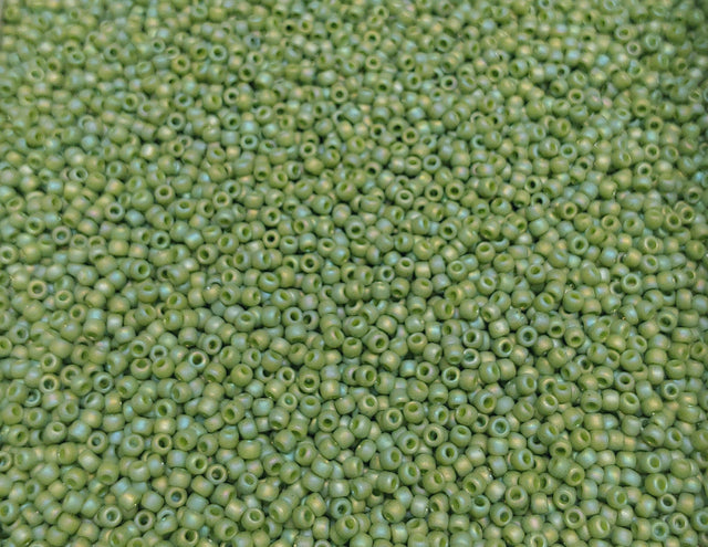 Semi Glazed Rainbow Honey Dew, 2632F 11/0 Toho Round Seed Bead, 10 Grams