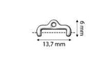 Cymbal Skafi ll 11/0 Bead Ending, 012827, Choose your color and quantity-4 pieces