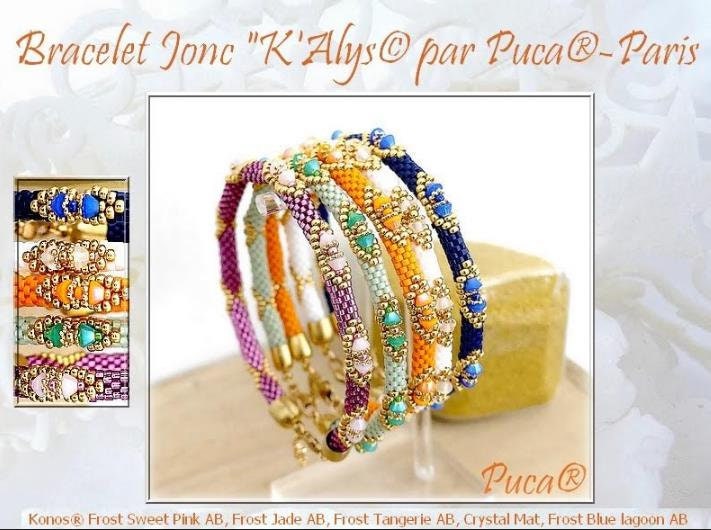 Konos par Puca Frost Jade, 10 grams Approx 107 beads, choose the color you want
