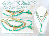 Konos par Puca Frost Jade, 10 grams Approx 107 beads, choose the color you want