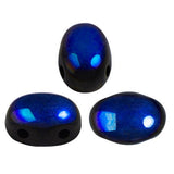 Samos® par Puca® Full Azuro, 2 Hole 5x7mm Czech Glass, 25 beads