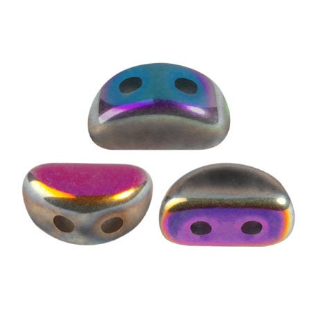Kos® Par Puca® Full Sliperit, 2 Hole 6x3mm Czech Glass, 00030-29503-10 grams