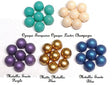 7mm Czechmates Cabochon, 2 hole Czech Glass Beads, 12 beads choose a color