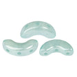 Arcos par Puca Frost Azurin Luster, 3-Hole 5X10MM Czech Glass, 30 Beads