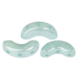 Arcos par Puca Frost Azurin Luster, 3-Hole 5X10MM Czech Glass, 30 Beads