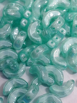 Arcos par Puca Frost Azurin Luster, 3-Hole 5X10MM Czech Glass, 30 Beads