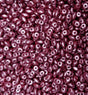 SuperDuo Pastel Burgundy, Czech Glass 2-hole bead 2.5mm x 5mm, 10 grams