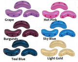 Arcos par Puca Chatoyant colors, 3-Hole 5X10MM Czech Glass, 30 Beads choose a color