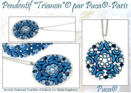 Arcos par Puca Chatoyant colors, 3-Hole 5X10MM Czech Glass, 30 Beads choose a color