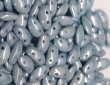 MobyDuo Bead Luster, 2-Hole 3x8MM Czech Glass, 25 or 50 beads