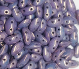MobyDuo Bead Luster, 2-Hole 3x8MM Czech Glass, 25 or 50 beads