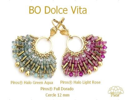 Bo Dolce Vita Earring Pattern - DO NOT BUY- Sent free by email-Free with par Puca bead purchase, Read the description below for details