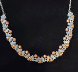 Delos Par Puca ®-Paris® Dark Pink Opal Bronze, 3 Hole Czech Glass 6 x 11mm, 71500-15496-25 Beads