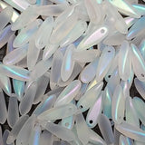 Dagger Bead, Czech Glass 3X11MM, 25 Beads-4 Color Choices