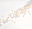 Preciosa 4mm White Opal AB 2X, Crystal Bicone - 36 pieces