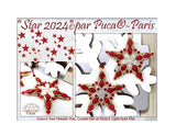 Volos® par Puca®-Paris, 3-Hole Czech Glass 4x8mm, 26 Colors to choose from, 30 Beads