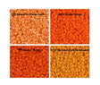 11/0 Orange Seed Beads Miyuki, Toho or Matusbo, 10 grams