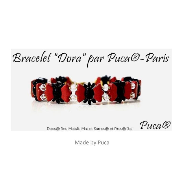 Dora Bracelet Pattern - DO NOT BUY- Sent free by email-Free with par Puca bead purchase, Read the description below for details