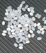 Lipsi par Puca Beads, Crystal Matte AB, Czech Glass 7X4MM, 00030-84100-28701-5 Grams