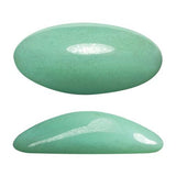 Athos Oval Cabochon - Luster Coating, 20x10MM Czech Beads, Qty 2 Beads per color