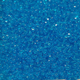 3mm Fire Polish Transparent Light Aqua, Czech glass faceted round, 60030
