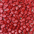 Ginko Bead Alucolour Scarlet Red, 2-Hole Czech Glass 7.5x7.5mm, 00030-33401-35 Beads