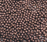 3mm Round Jet Bronze Matte Czech Glass Beads, 23980-84415