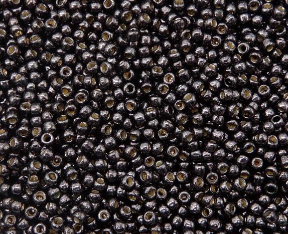 8/0 Toho Pyrite Permafinish, color PF595 Round Seed Bead 10g
