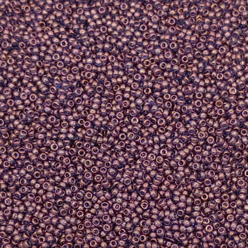 11/0 Violet Gold Luster Miyuki Glass Seed Beads, 1884-10 grams