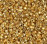 Delica, 11/0 Duracoat Galvanized Gold, DB1832 Miyuki Delica-5 Grams