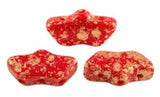 Delos Splash 6 Colors Par Puca® 3 Hole 6x11mm-25 Beads**See pattern section, Free patterns if not added to cart
